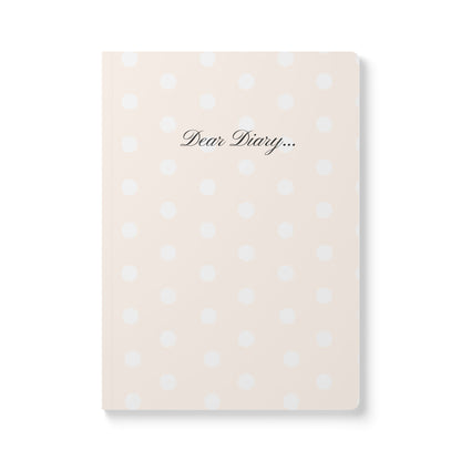 Chic Polka Dot Softcover Diary