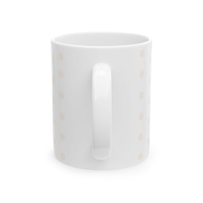 Blush Polka Dot Ceramic Mug