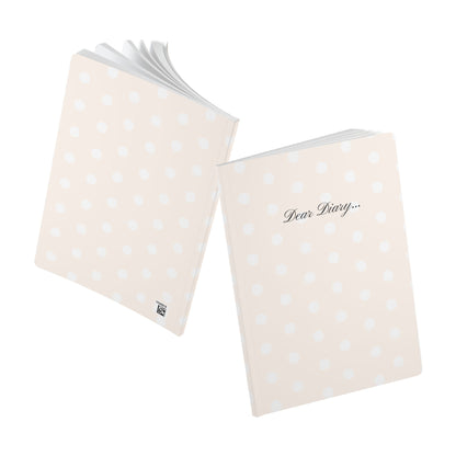 Chic Polka Dot Softcover Diary