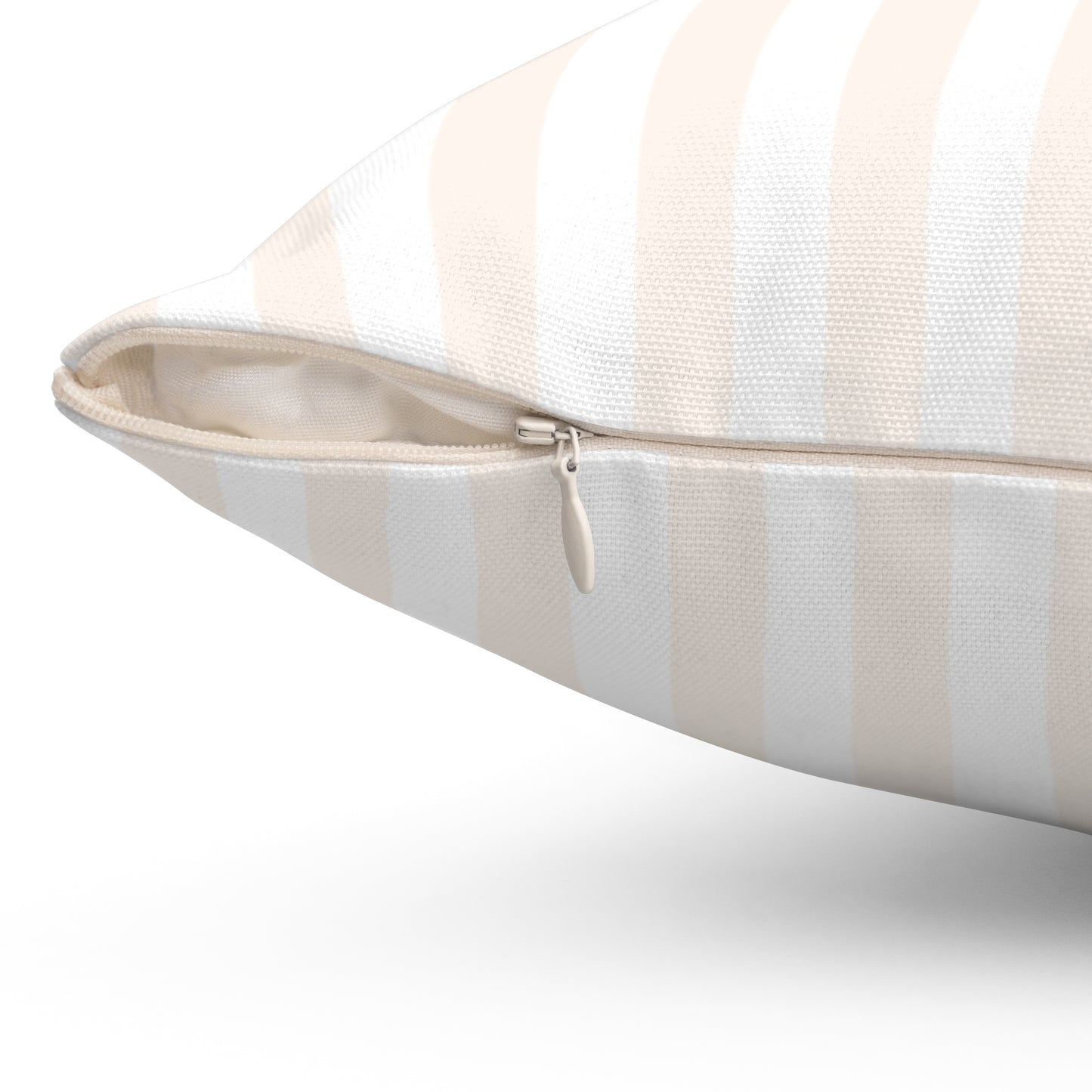 Blush Pinstripe Throw Pillow