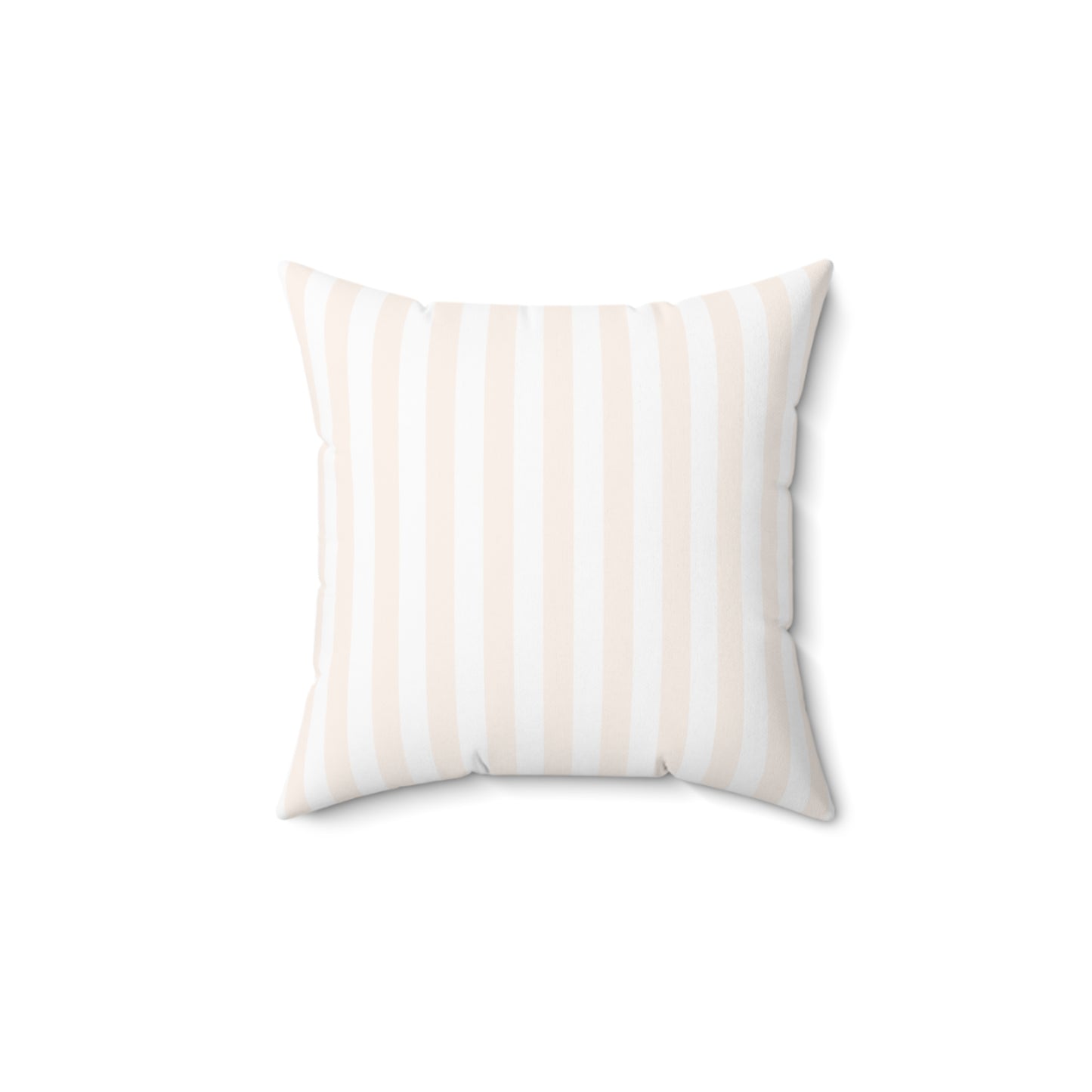 Blush Pinstripe Throw Pillow