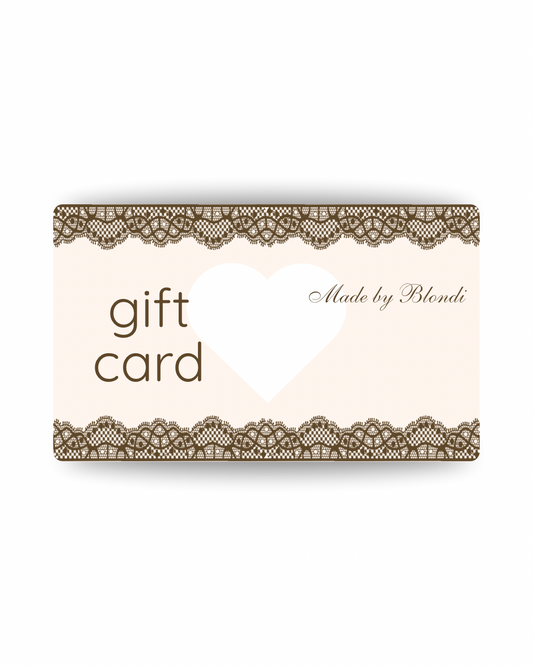 Made by Blondi Gift Card